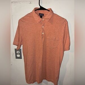 Patagonia Organic Cotton Striped Polo Shirt Men’s Small